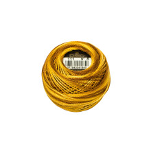 DMC Pearl Cotton Ball Size 8 87yd-Variegated Mustard 116 8-111