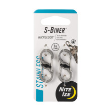 Nite Ize S Biner MicroLock Twin Pack (Stainless)