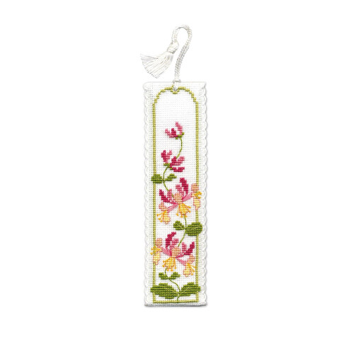 Textile Heritage Honeysuckle Counted Cross Stitch Bookmark Kit