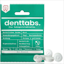 Denttabs compresse per pulizia dentale 125 pz.