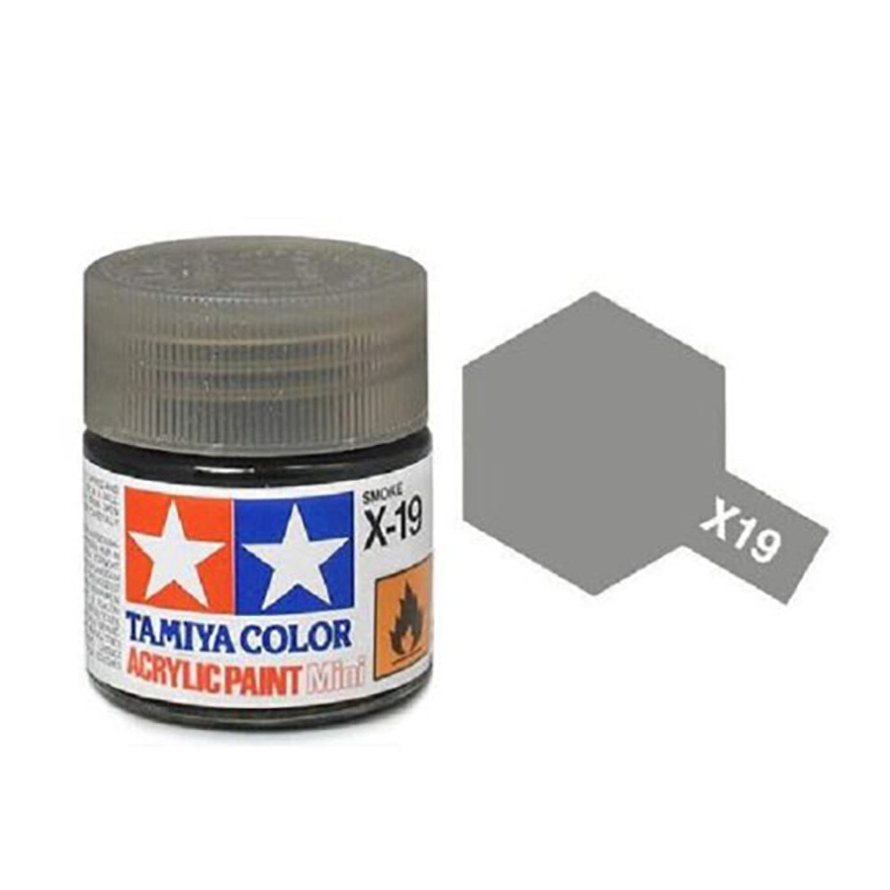 Tamiya Acrylics 10ml - X-19 Smoke