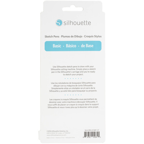 Silhouette Sketch Pens 8/Pkg- 2