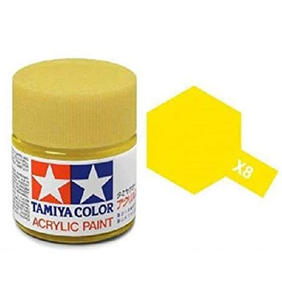 Tamiya Acrylics 10ml - X-8 Lemon Yellow