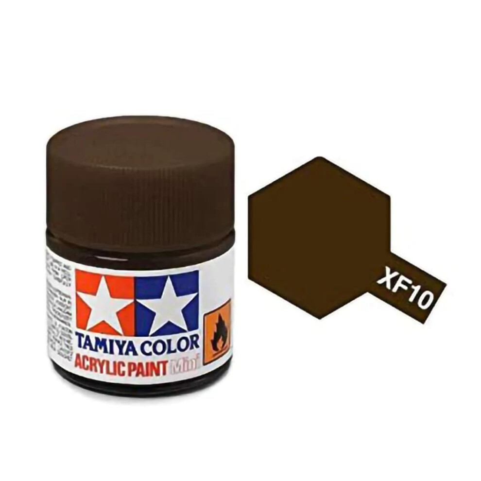 Tamiya Acrylics 10Ml - Xf-10 Flat Brown