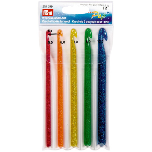 Prym Pryym Crochet Hook Set, Multicoloured, 5-10 mm 1