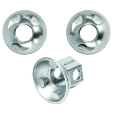 Pinhead Solid Axle Locking Skewer 3/8 M9 Silver