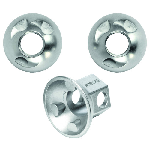 Pinhead Solid Axle Locking Skewer 3/8 M9 Silver