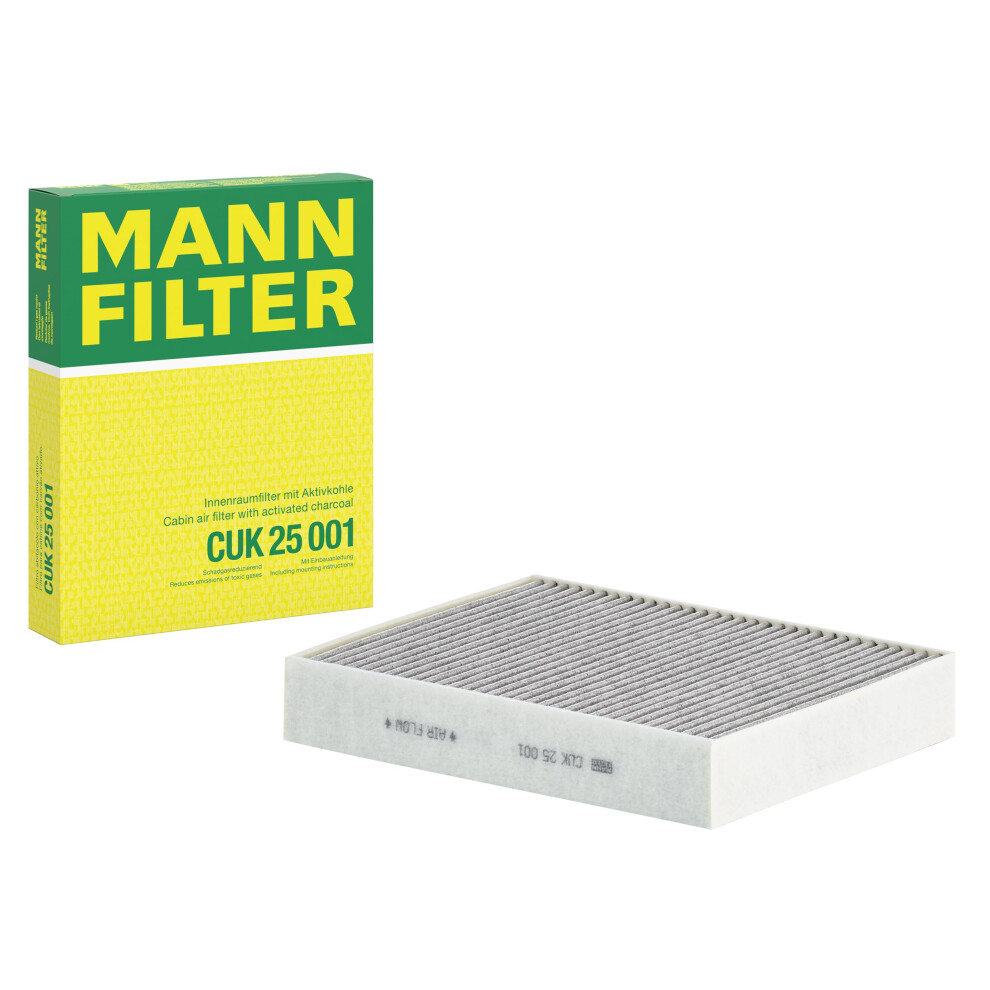 Interior Filter Cuk 25 001 Pollen Filter With Active Charcoal For Passenger Cars 4011558022259
