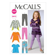 McCall's M6827 Kinderen/Meisjes Tops en Leggings Naai Template, Maat CL