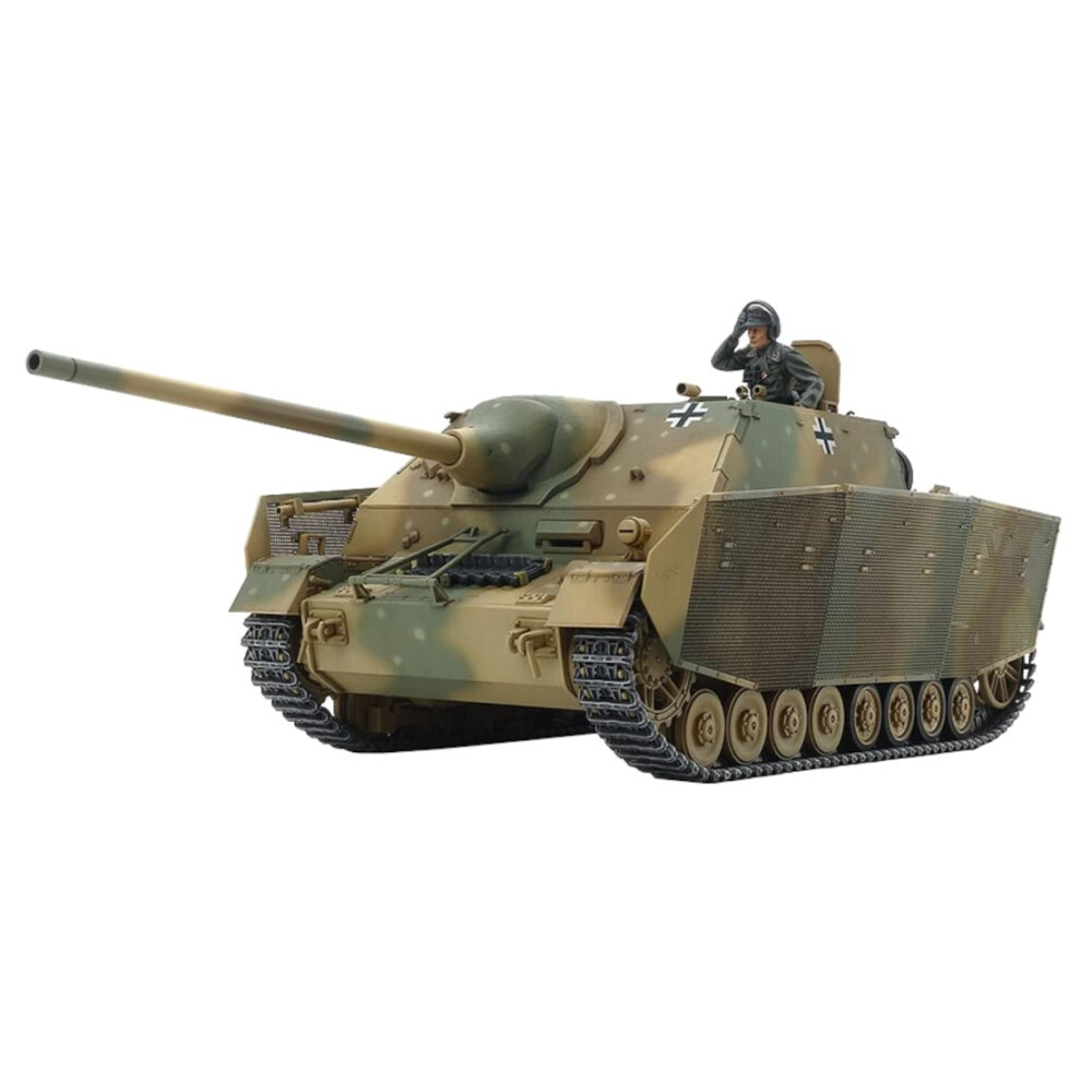 Tamiya 35381 1:35 Dt. Jagdpanzer Iv/70(A) V. Pe-Model, Plastic, Mounting Kit, Detailed Replica, Unpainted