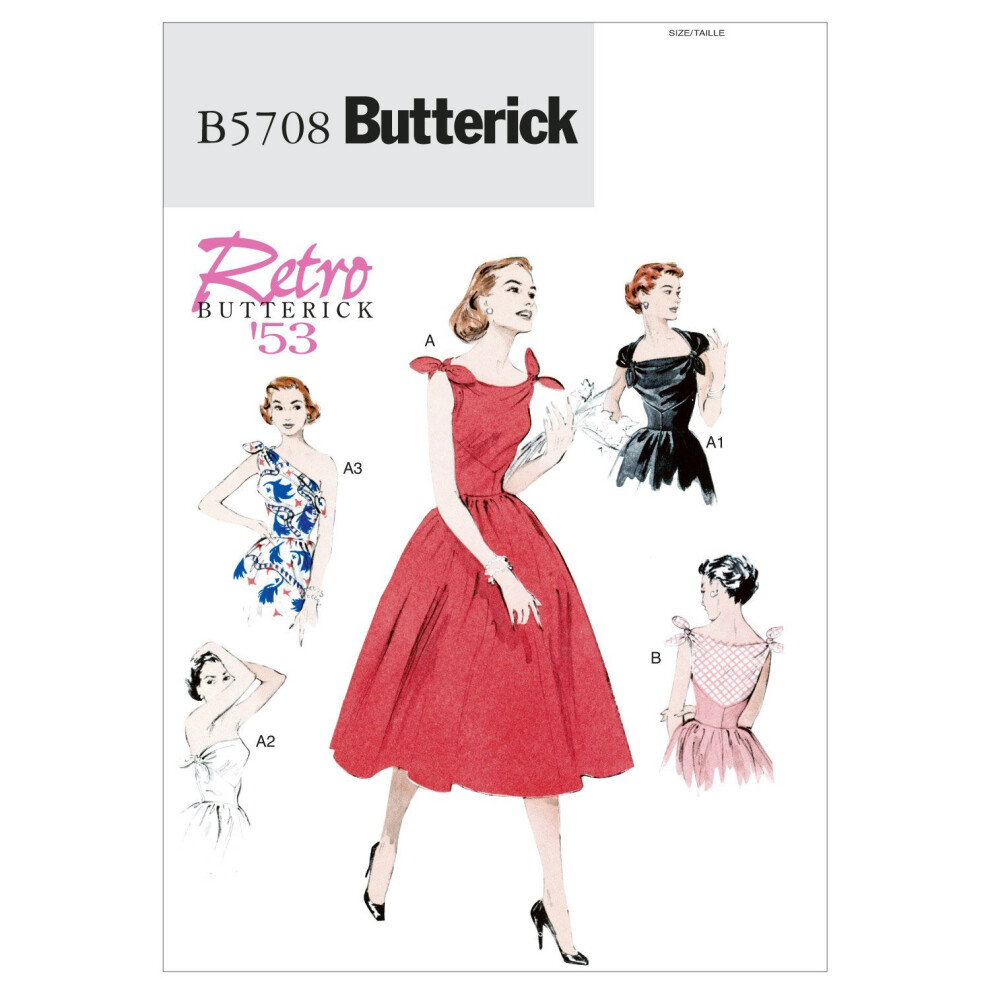 Butterick Misses' Dress-E5 (14-16-18-20-22) -*Sewing Pattern*