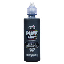 Tulip Dimensional Fabric Paint 4oz-Metallics - Black