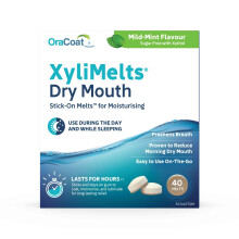 OraCoat XyliMelts Menta delicata per bocca secca 40-Count 7-40-UK