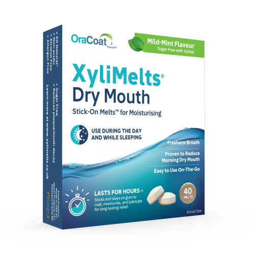 OraCoat XyliMelts Menta Lieve per Bocca Secca, 40 Pezzi, 7-40-UK 1