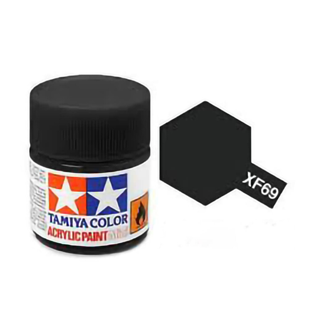 Tamiya Acrylics 10ml - XF-69 NATO Black