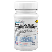 Sensafe Water Metals Check Testing Kit for Iron, Copper, Cobalt, Zinc, Cadmium, Nickel, Lead, Mercury 480309 - 50 Test Strips