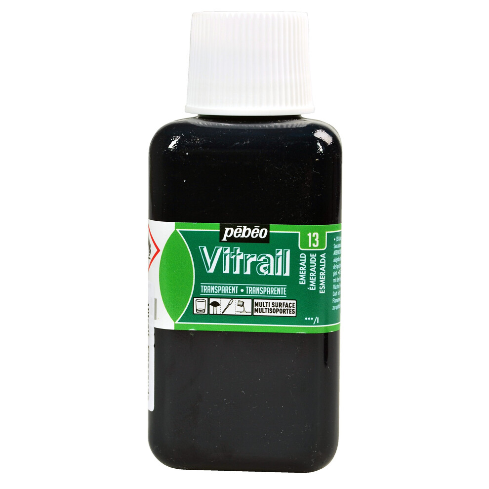 Farba Do Witrazy Pebeo Vitrail Butelka 250 Ml - Szmaragd-image
