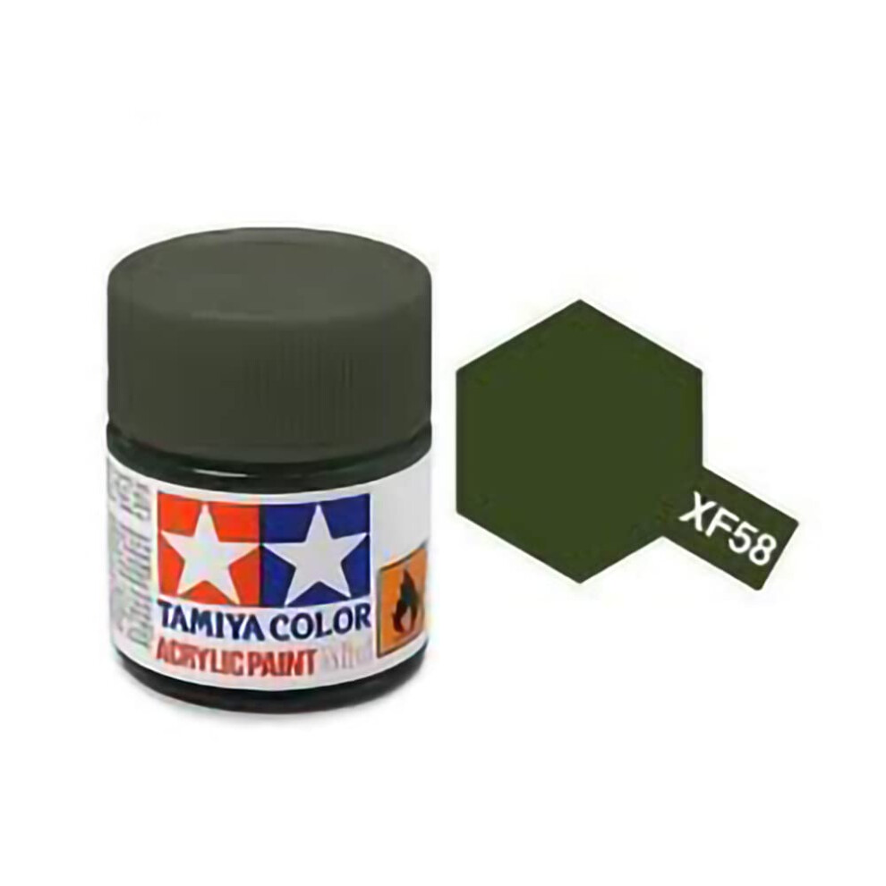 Tamiya Acrylics 10ml - XF-58 Olive Green