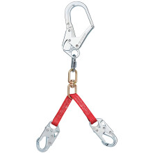 3M Protecta PRO 1351001 Ensamble de Rebar de 24" con Gancho de Acero Giratorio, Capacidad 310 lb