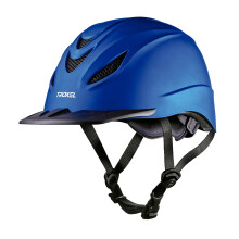 Troxel Intrepid Selle Casque d'quitation Profil bas rglable Design quipement d'quitation de scurit Taille L (7-1/4-7-3/8) Indigo