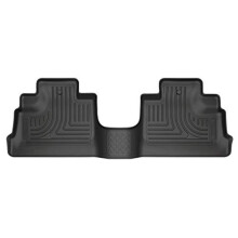 Husky Liners Weatherbeater vloermatten | Past op 2011-2018 Jeep Wrangler JK 4-deurs | 2e rij 1-delig Zwart - 19021