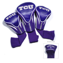 Team Golf NCAA TCU Horned Frogs Fundas de Golf (3 Unidades) Numeradas 1, 3 y X, Para Drivers y Maderas