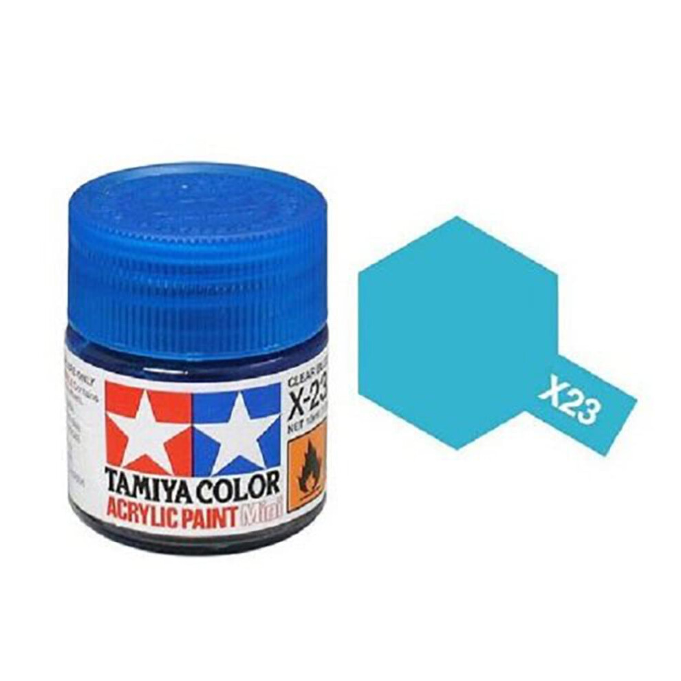 Tamiya Acrylics 10Ml - X-23 Clear Blue