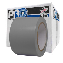 ProTapes Pro 50 Premium-Vinyl-Sicherheitsmarkierungs- und Tanzboden-Spleiband, 6 mil dick, 36 Yards Lnge x 3"" Breite, Grau (16er-Pack)
