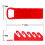 Ernst Manufacturing 5070 Gripper Stubby Wrench Organizer 5 Tool Red 4