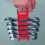 Ernst Manufacturing 5070 Gripper Stubby Wrench Organizer 5 Tool Red 3
