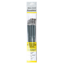 Winsor & Newton Foundation Acrylic Brush (Pack of 6)
