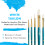 Synthetic White Taklon Real Value Brush Set-5/Pkg 4