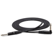 Hosa HGTR-025R Pro lige til retvinklet guitarkabel - 25 fod