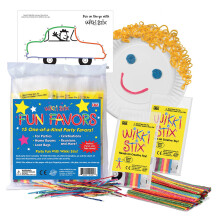 Wikki Stix Fun Party Bag Favours (15Mini Packs) Perfect for Parties