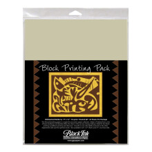Block Printing Paper Pack By Black Ink Papers-Natural 9"X12" 25/Pkg