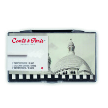 Sketching Carre Crayons - White HB (Pack of 12)