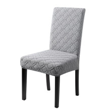 Housses extensibles modernes pour chaises de salle Ă -Gris clair