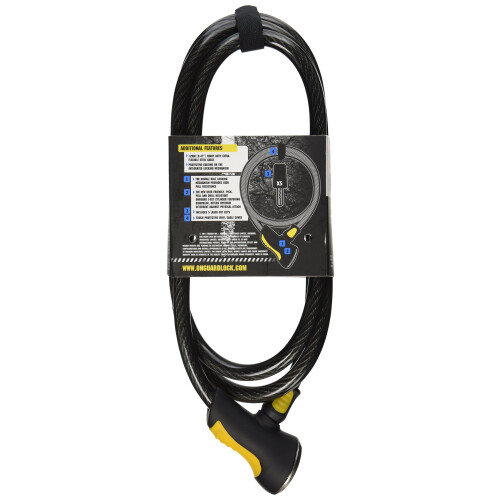 Onguard 8040 Akita 12mm x 6' Cable Lock Black 1