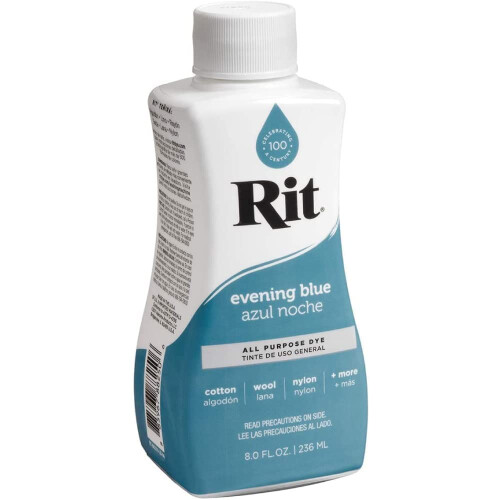 Rit Dye Liquid 8oz-Evening Blue