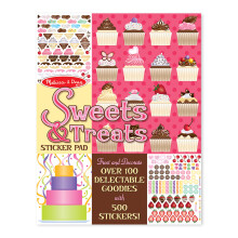 Melissa & Doug Snoep en Traktaties Sticker Pad - 500 Stickers, 16 Achtergronden