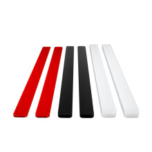 Fat Daddio's Fondant- und Teigleveler-Set, 13,75 x 0,75 Zoll, Weiß, Schwarz, Rot