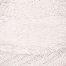 DMC 167G 10-B5200 Cebelia Crochet Algodn Blanco Brillante 282 yardas Tamao 10