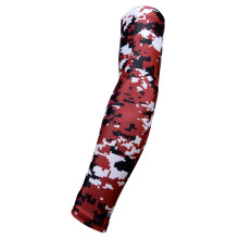Fattoria Sportiva NOVIT?! Manicotto da braccio a compressione traspirante (Maroon Digital Camo Youth Large)