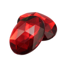 40x30mm punainen rubiini H103 suuri litte selk soikea akryyli strassit Cosplay pukujalokivet Muoviset jalokivet koristeet tee-se-itse-ksityt jalo