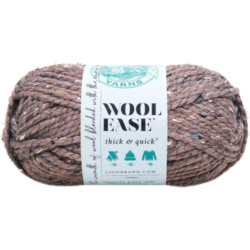 Lion Brand Wool-Ease Thick & Quick Yarn-Barley