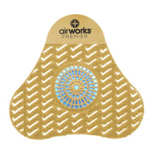 AirWorks AWSP231 Premier cran d'urinoir avec bloc Citrus Grove 5"""" hauteur x 4"""" longueur (paquet de 12)