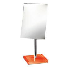 Gedy RA2018-67 Miroir grossissant 2,5X sur pied arc-en-ciel 5"" L x 5,51"" L Orange