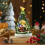 Christmas Tree House Musical Box with Train LED Light for Boy-B 7