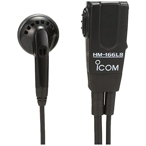 Icom HM-166LS compacte oordopjesmicrofoon (slanke L-type connector) 2
