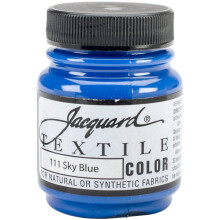 Jacquard Textile Color Fabric Paint 2.25oz-Sky Blue